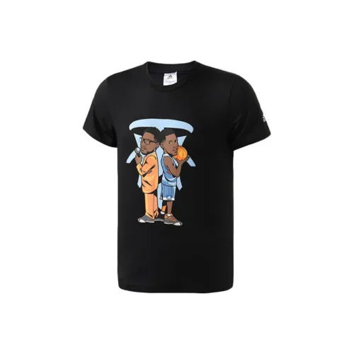 Adidas Мужские черные футболки