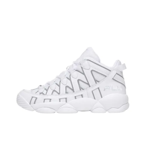FILA Stackhouse Spaghetti Баскетбольные кроссовки MID Топ Белый/Белый | Белый/Белый/Белый Мужской