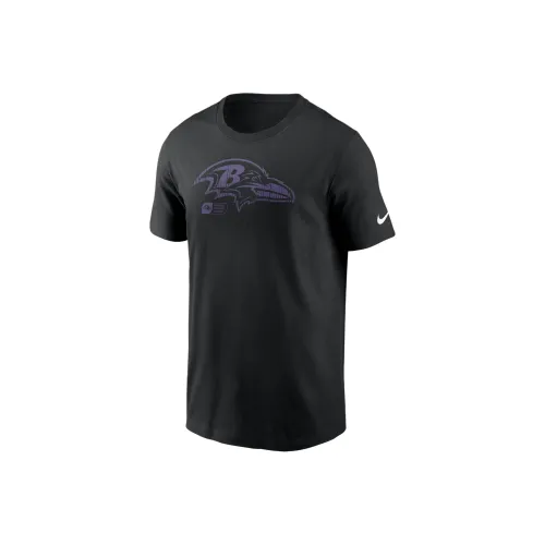 nike NFL Baltimore Ravens Выцветший Essential T-Shirt Мужской Черный