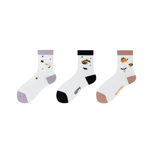 WAJUZHEN Носки Crew Женские упаковка из 3 пар серия Hide And Seek