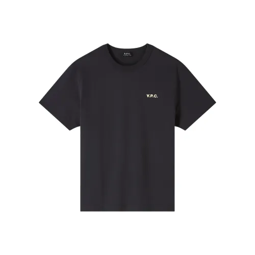 A.P.C Мужские черные T-рубашки