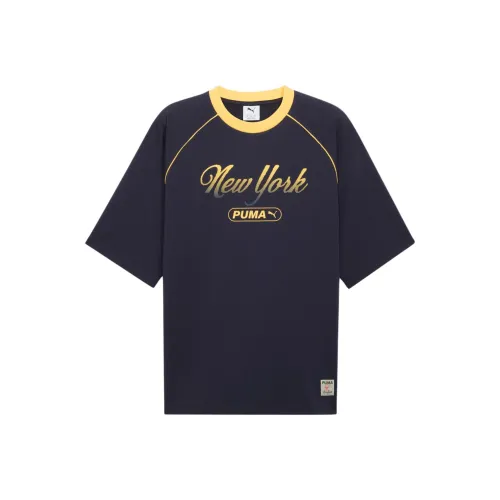 PUMA Темно-синие мужские футболки