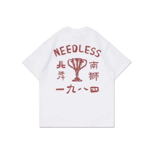 Needles GROCERY Collaboration Белая Унисекс Футболка