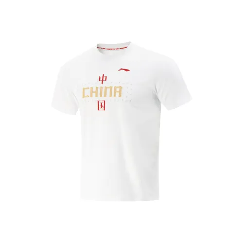 LINING T Рубашка Унисекс Стандартная Белая