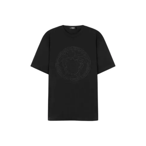 VERSACE Medusa FW24 T Рубашка Мужская Черная
