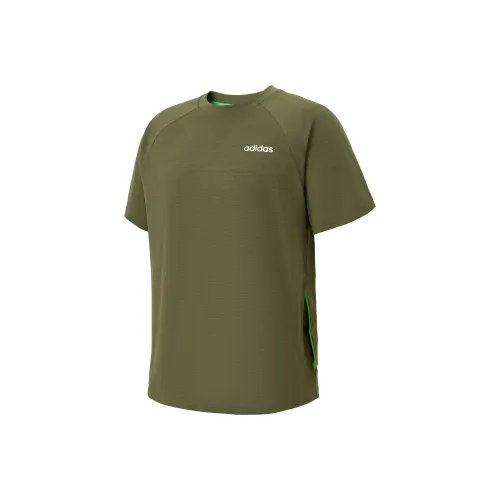 Adidas T-Shirt Унисекс Оливково-зеленый