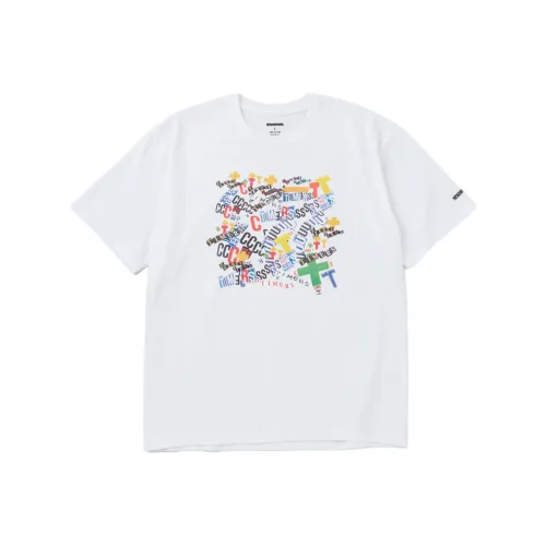 NEIGHBORHOOD совместный бренд THE TIMERS Collaboration Мужская футболка с коротким рукавом