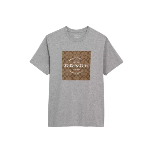 COACH Серый Мужской T-Рубашки