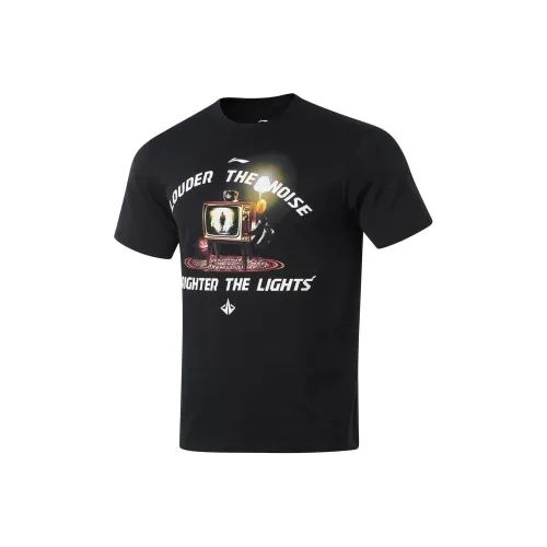 LINING Basketball Collection Т-Рубашка Мужская Черная