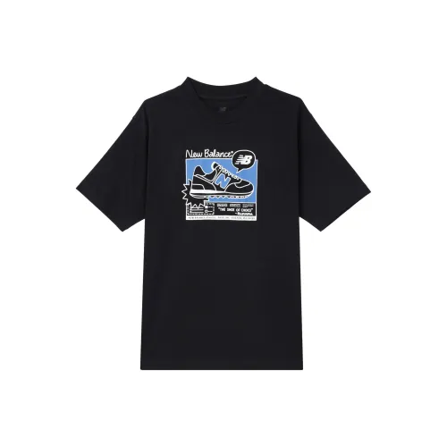 New Balance совместная футболка T Мужская Черная