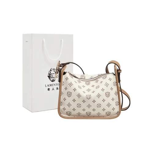 Old Man's Head Сумка через плечо из синтетической кожи женская бежевая