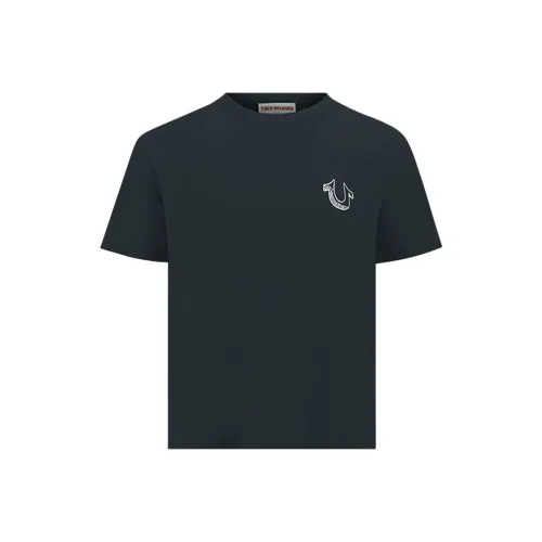 TRUE RELIGION SS24 T Рубашка Мужская Черная