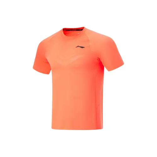 LINING RUNNING Collection Т-Рубашка Мужская Неон Ярко-Оранжевый
