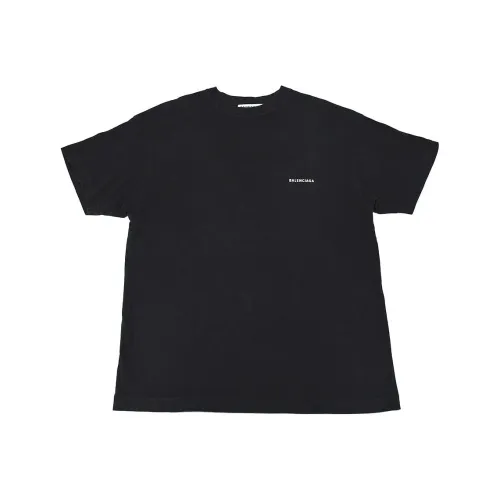 Balenciaga Мужские черные футболки