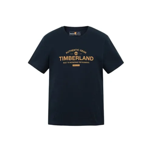 Timberland Темно-сапфировый Мужская T-рубашка