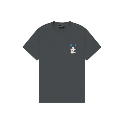 RIPNDIP совместная брендированная серая мужская футболка T-Shirt