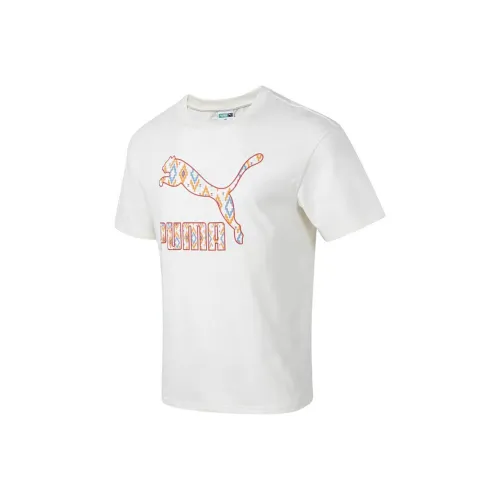 PUMA Белая Мужская Футболка