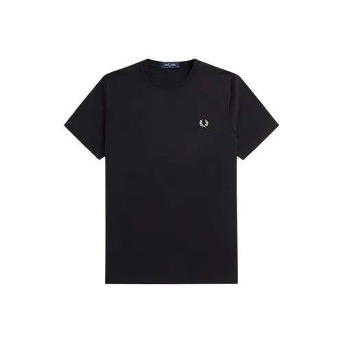 FRED PERRY Мужские черные T-рубашки