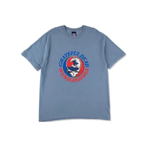 WIND AND SEA SS25 GRATEFUL DEAD X WDS Футболка Унисекс Синий