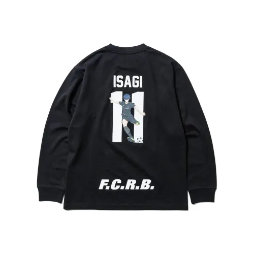 F.C Real Bristol BLUE LOCK Collaboration Черная Унисекс Футболка