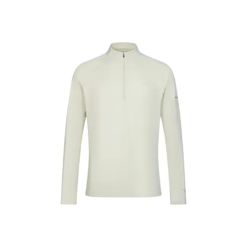 DECATHLON T-рубашка мужская светло-белая лаймово-серая