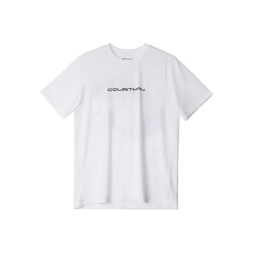 COURTMAN Белая Мужская T-Рубашка