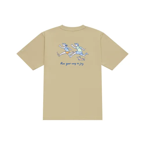 New Balance x PK SHEJISHILIANMINGKUAN Centripetal Life Illustration Series T-Shirt Унисекс Хаки