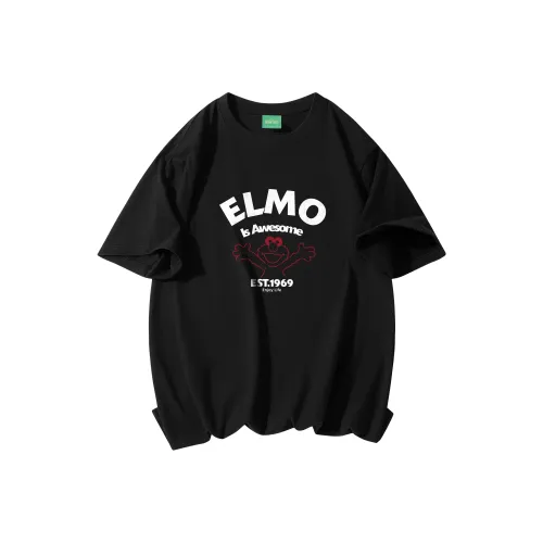 Улица Сезам Короткий рукав T-рубашки Унисекс