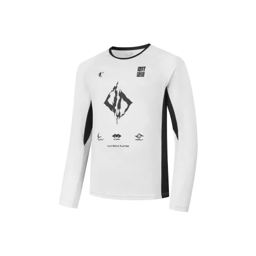 QIAODAN T-Рубашка Мужская Jordan-Белый Черный