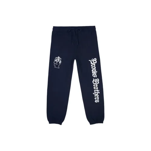 Brain Dead BROOKS BROTHERS Collaboration Темно-синие Унисекс Вязаные Тренировочные брюки