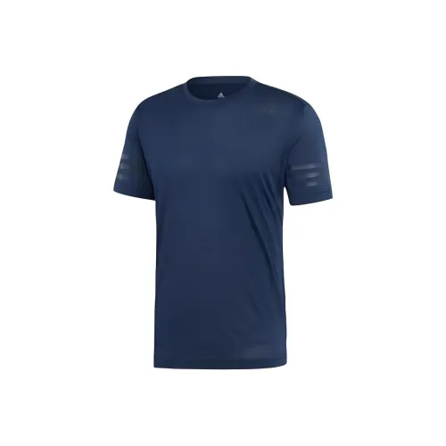 Adidas Blue Men's T-Shirts Adidas Синий Мужские Футболки