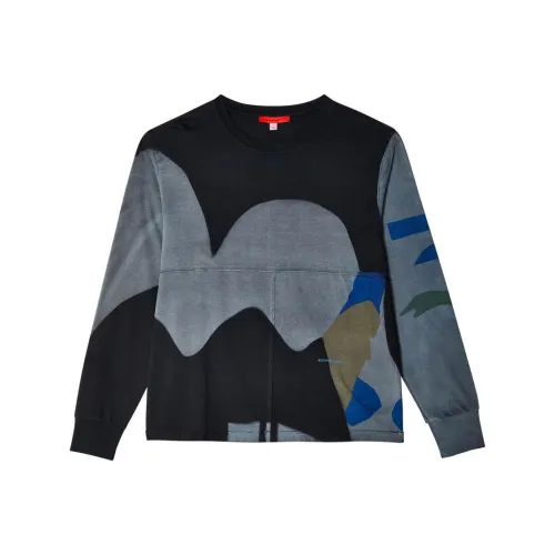ECKHAUS LATTA Черная унисекс футболка