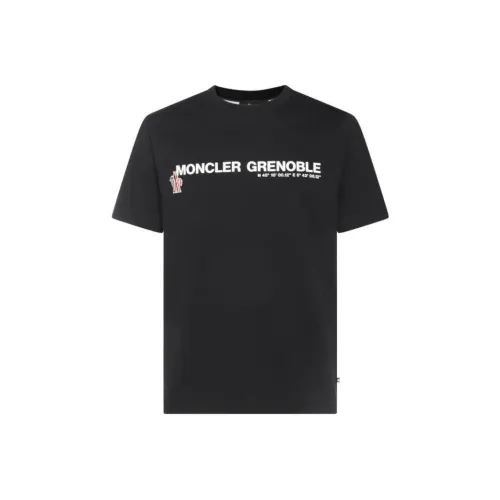 Moncler Grenoble Черные Мужские T-рубашки