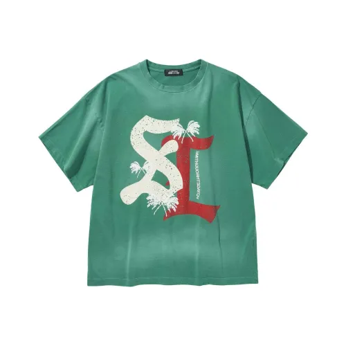 LIBERE x WIND AND SEA совместное издание SS24 T-Shirt Унисекс Зеленый
