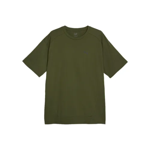 PUMA RAD CAL T Рубашка Мужская Армейский Зеленый
