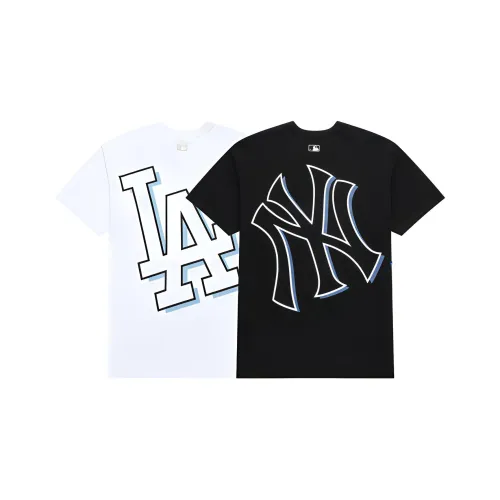 MLB Base Logo New York Yankees Los Angeles Dodgers T-Shirt Унисекс 2 упаковки