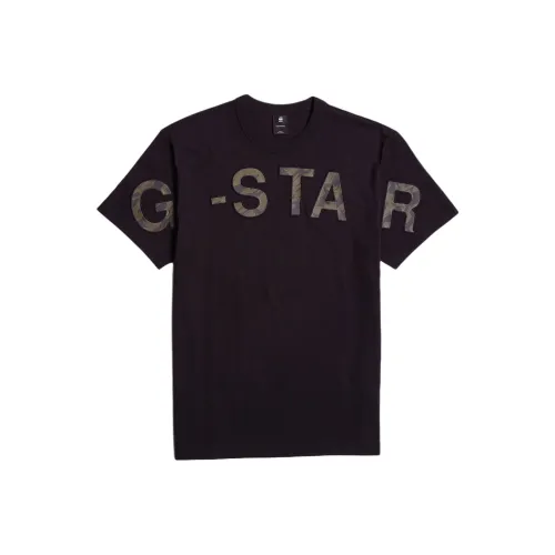 STAR RAW Черная мужская футболка