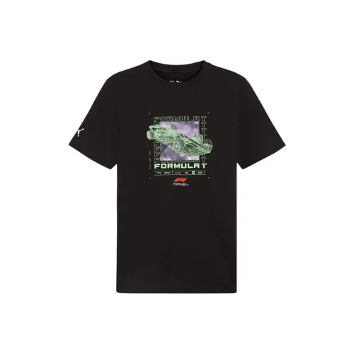 PUMA F1 Стандартная футболка мужская черная