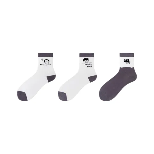 WAJUZHEN Носки Crew Унисекс 3 пачки Life's Imagination