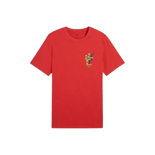 PUMA Sports Life Collection Т-Рубашка Мужская Оранжевая Красная