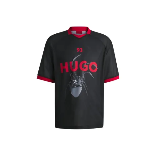 Hugo Boss FW24 T Рубашка Мужская Черная