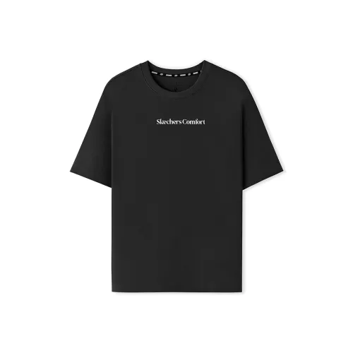 Skechers Sports Lifestyle Trendy Quick Dry T-Shirt Унисекс Угольно-черный