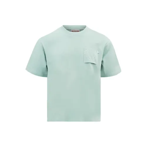 TRUE RELIGION SS24 T Рубашка Унисекс Зеленый