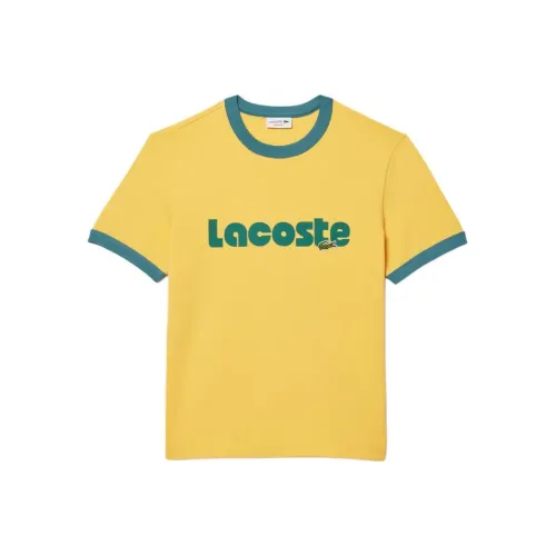 LACOSTE Collaboration Желтые Мужские Футболки