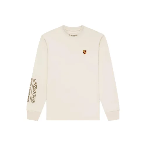 AIME LEON DORE Porsche Collaboration Белый Мужской T-Рубашки