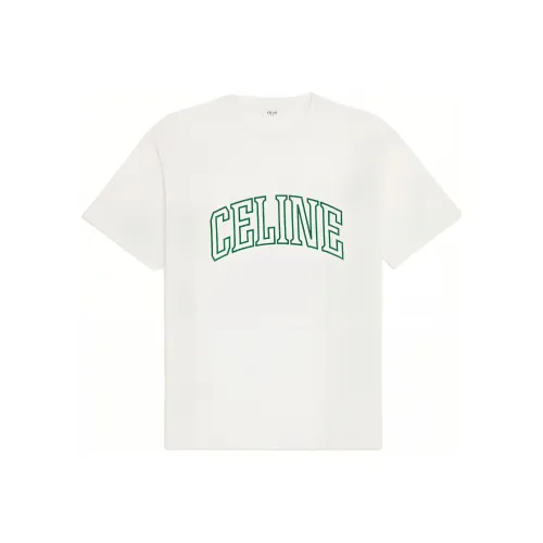 Celine Экрю Мужские T-рубашки