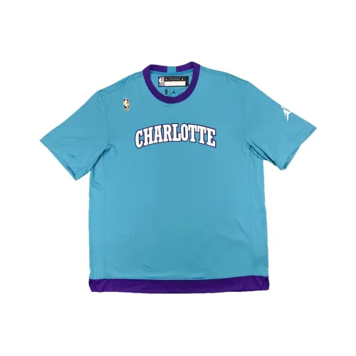 Джордан X NBA Charlotte Hornets T-рубашка мужская синяя