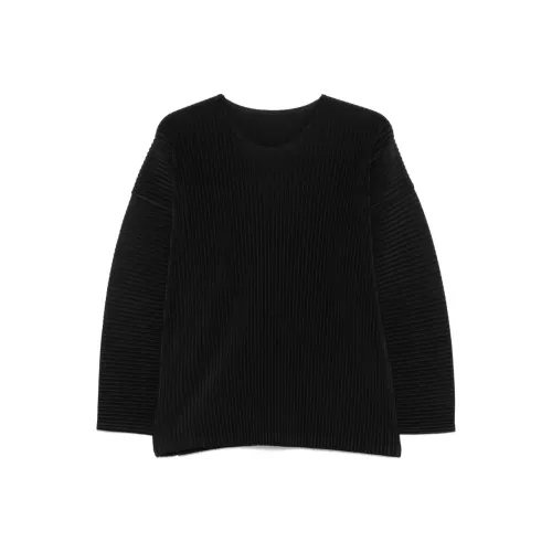 Homme Plissé Issey Miyake SS25 Рубашка Мужская Черная