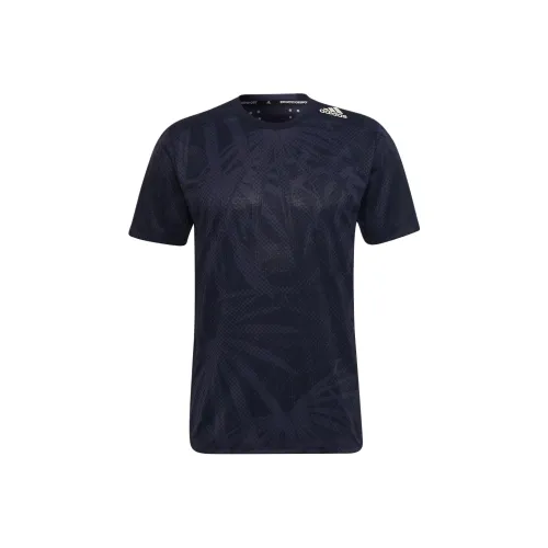 Adidas Hiit T Рубашка Мужская Темно-Серый и Темно-Синий