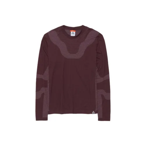 Nike Dri Fit ADVACG Коллекция FW24 T Рубашка Мужская Бордовый Красный Трансценд Розовый